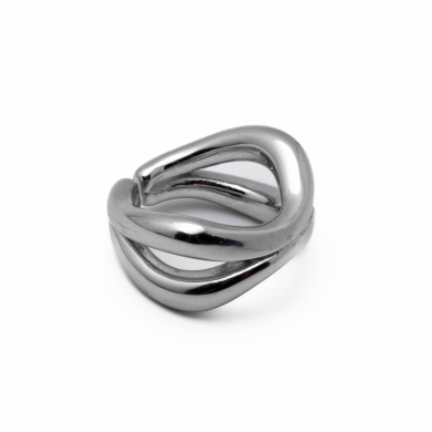 Anillo Y01009 Plateado Acero Inoxidable A49