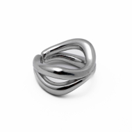 Anillo Y01009 Plateado Acero Inoxidable A49
