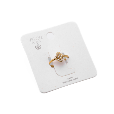 Anillo Y01011 Dorado Acero Inoxidable A21