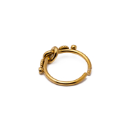 Anillo Y00939 Dorado Acero Inoxidable A31