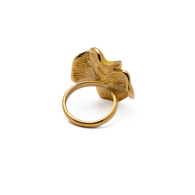 Anillo Y00945 Amarillo Acero Inoxidable 2A48