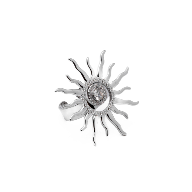 Anillo Y01072 Plateado Acero Inoxidable A14