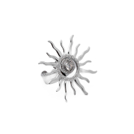 Anillo Y01072 Plateado Acero Inoxidable A14