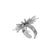 Anillo Y01072 Plateado Acero Inoxidable A14