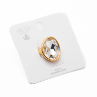 Anillo Y00993 Blanco Acero Inoxidable A29