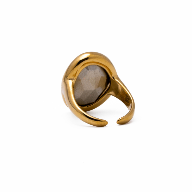 Anillo Y00993 Blanco Acero Inoxidable A29