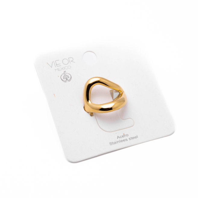 Anillo Y01034 Dorado Acero Inoxidable 2A58