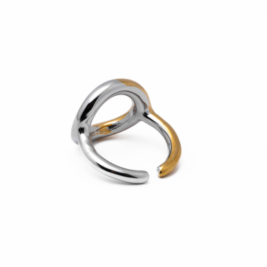 Anillo Y00910 Bicolor Acero Inoxidable A25