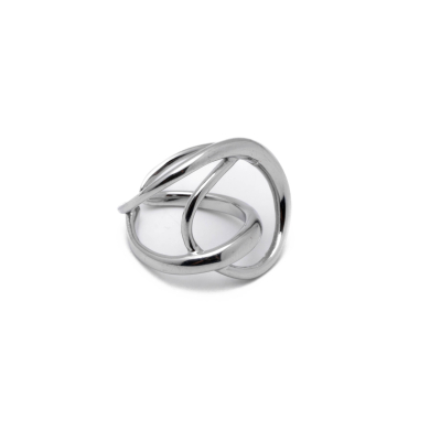 Anillo Y01016 Plateado Acero Inoxidable 2A510