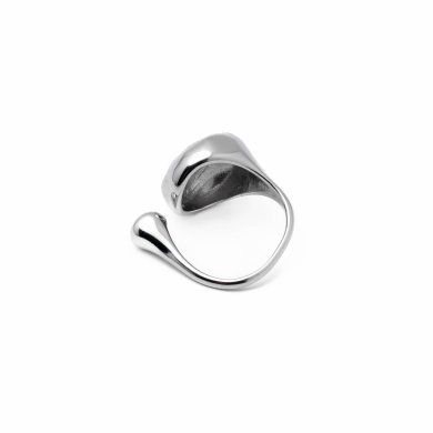 Anillo Y01012 Plateado Acero Inoxidable 2A53