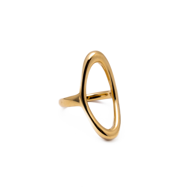Anillo Y01008 Dorado Acero Inoxidable A49