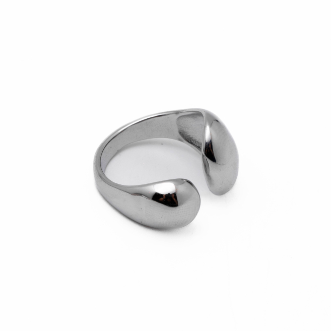 Anillo Y00954 Plateado Acero Inoxidable 2A34