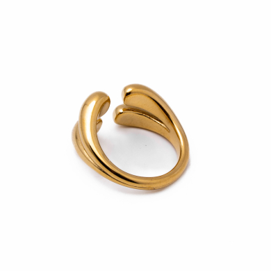 Anillo Y00956 Dorado Acero Inoxidable 2A34