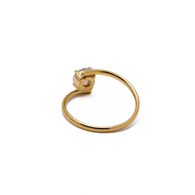 Anillo Y01021 Dorado Acero Inoxidable A32