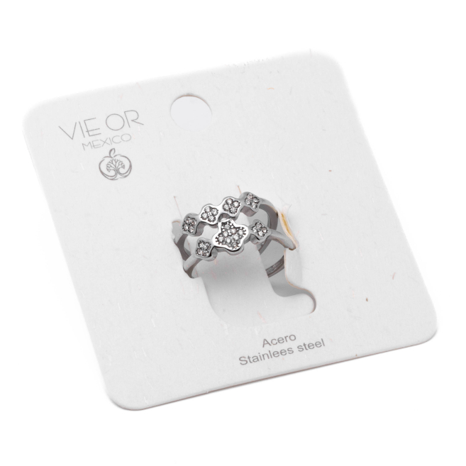 Anillo Y00996 Plateado Acero Inoxidable A43