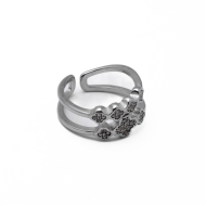 Anillo Y00996 Plateado Acero Inoxidable A43