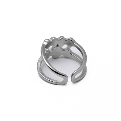 Anillo Y00996 Plateado Acero Inoxidable A43