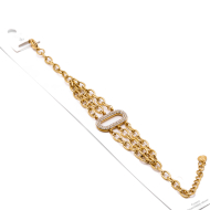 Pulsera Y01018 Dorado Acero Inoxidable 2B52