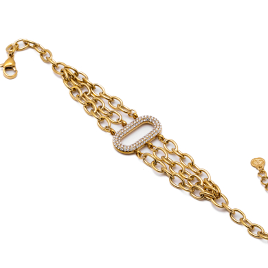 Pulsera Y01018 Dorado Acero Inoxidable 2B52