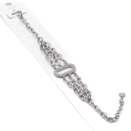 Pulsera Y01018 Plateado Acero Inoxidable 2B52