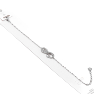 Pulsera Y00925 Plateado Acero Inoxidable 2B33