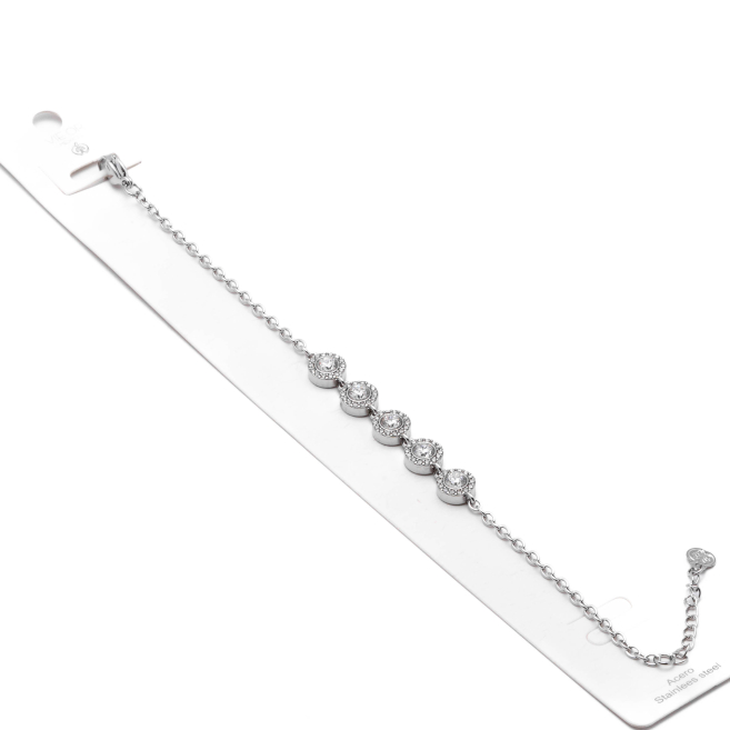 Pulsera Y00927 Plateado Acero Inoxidable 2B45