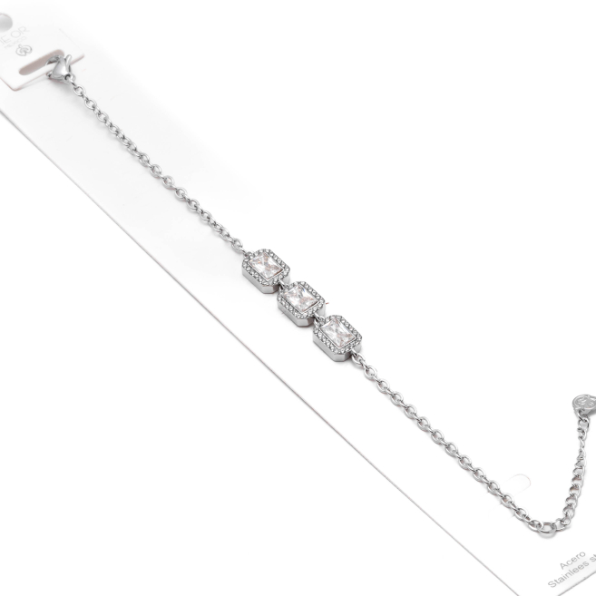 Pulsera Y00938 Plateado Acero Inoxidable 2B45