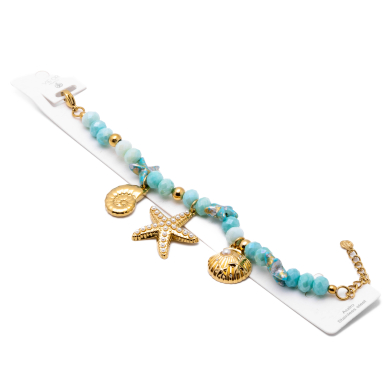 Pulsera Y00909 Azul Acero Inoxidable 2B28