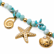 Pulsera Y00909 Azul Acero Inoxidable 2B28