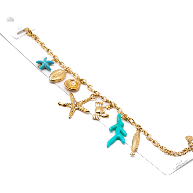 Pulsera Y00962 Azul Acero Inoxidable G48