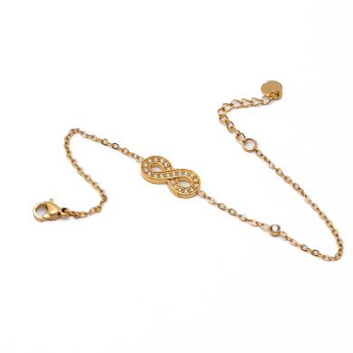 Pulsera Y01007 Dorado Acero Inoxidable 2B34