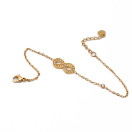 Pulsera Y01007 Dorado Acero Inoxidable 2B34