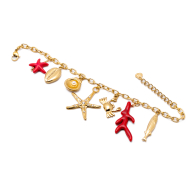 Pulsera Y00962 Rojo Acero Inoxidable G48