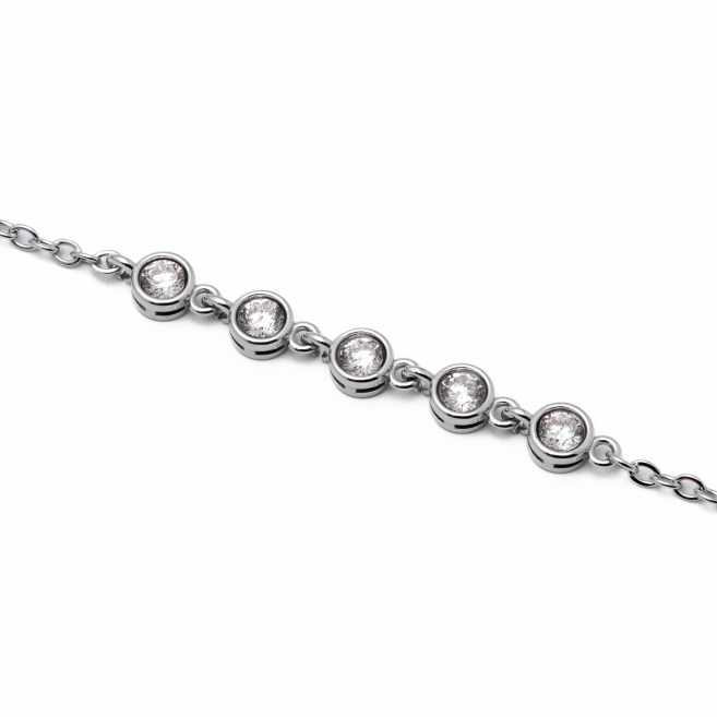 Pulsera Y00881 Plateado Acero Inoxidable 2B45