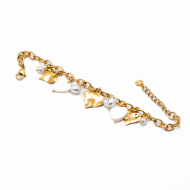 Pulsera Y00893 Beig Acero Inoxidable 2B28