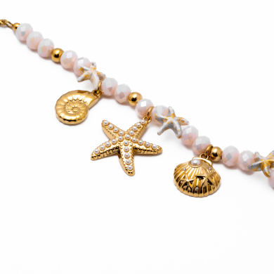 Pulsera Y00909 Beig Acero Inoxidable 2B28