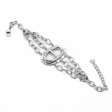 Pulsera Y00868 Plateado Acero Inoxidable 2B51