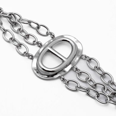 Pulsera Y00868 Plateado Acero Inoxidable 2B51