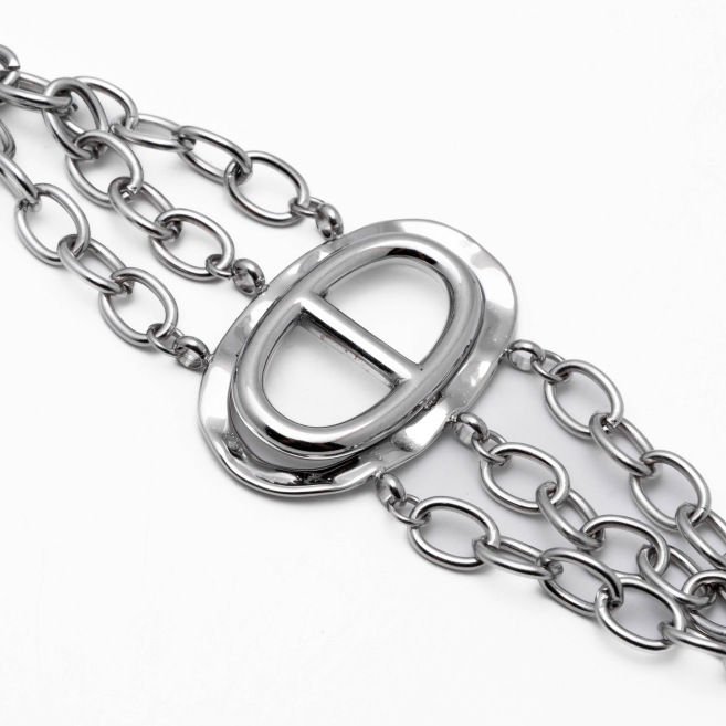 Pulsera Y00868 Plateado Acero Inoxidable 2B51