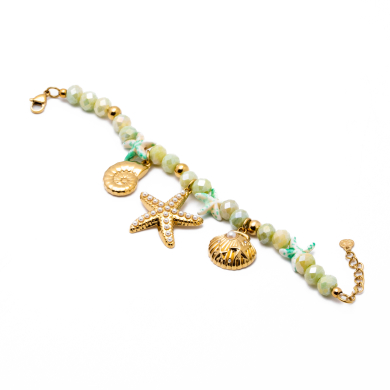 Pulsera Y00909 Verde Acero Inoxidable 2B28