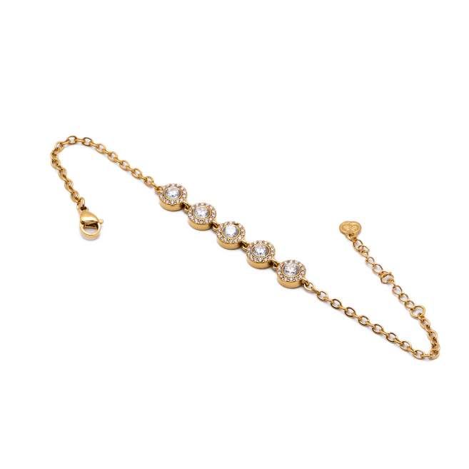 Pulsera Y00927 Dorado Acero Inoxidable 2B45