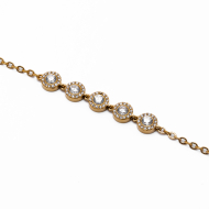 Pulsera Y00927 Dorado Acero Inoxidable 2B45