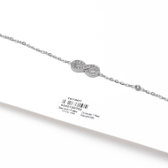 Pulsera Y01007 Plateado Acero Inoxidable 2B34