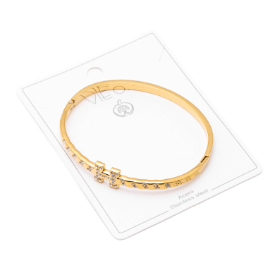 Brazalete Y01070 Dorado Acero Inoxidable 2C36