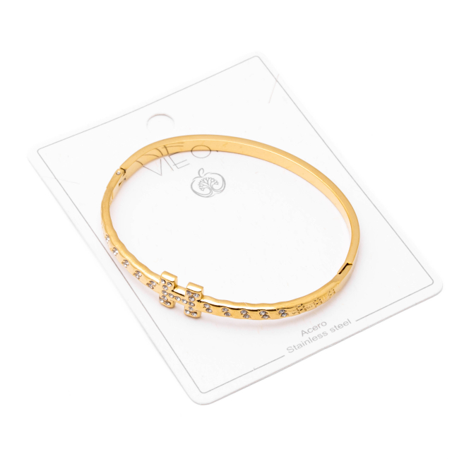 Brazalete Y01070 Dorado Acero Inoxidable 2C36