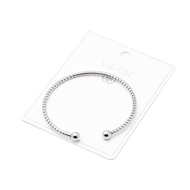 Brazalete Y01031 Plateado Acero Inoxidable 2C27