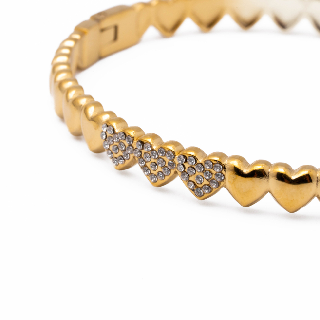 Brazalete Y01036 Dorado Acero Inoxidable 2C28