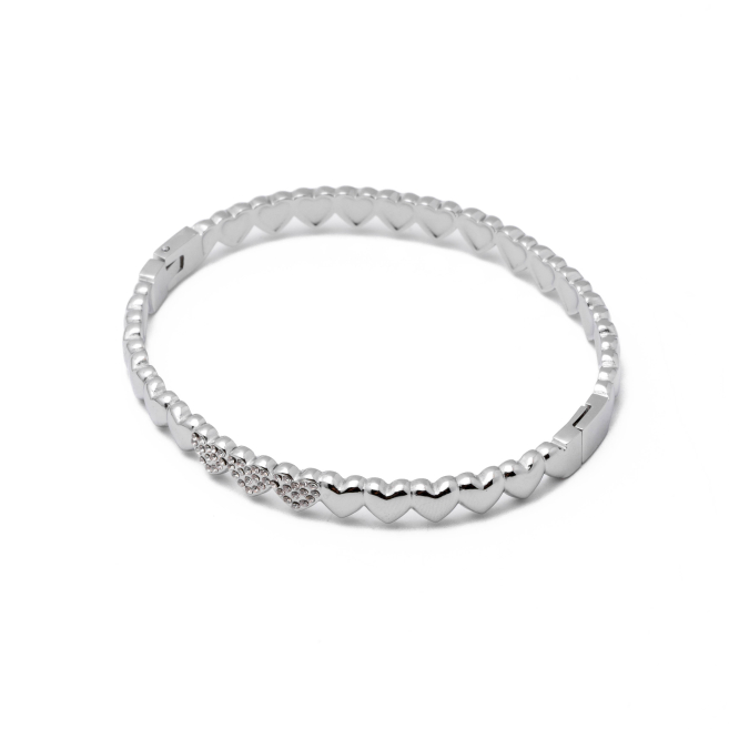 Brazalete Y01036 Plateado Acero Inoxidable 2C28