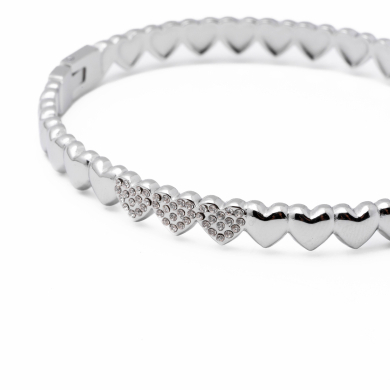 Brazalete Y01036 Plateado Acero Inoxidable 2C28