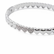 Brazalete Y01036 Plateado Acero Inoxidable 2C28